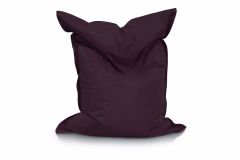 Medium Bean Bag Chair in Purple Color in a modern rectangular shape, Fatboy style, by Bunk Beds Canada.