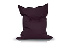 Small Bean Bag Chair in Purple Color in a modern rectangular shape, Fatboy style, by Bunk Beds Canada.