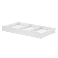 Storage Trundle Bed - Modular Design - Twin - White