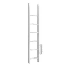 Vertical Ladder - Modular Collection - Triple Bunk - White
