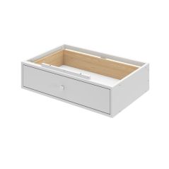 Underbed Dresser Unit - Modular Design - 1 Drawers - White