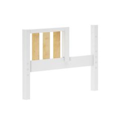 Bed End Slate with opening lefts, Modular Collection, id 1734, White Finish. By Bunk Beds Canada, selling solid wood beds since 2003.