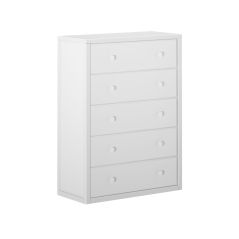 Hardwood Dresser - Modular Design - 5 Drawers - 4055 - White