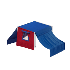 Top Tent  - Modular Collection - Frame White - Twin - Blue/Red