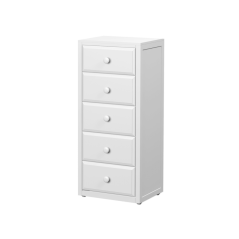Hardwood Dresser - Modular Design - 5 Drawers - 2352 - White