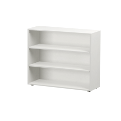 Hardwood Bookcase - Modular Design - 3 Shelf - 3832 - White