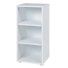 Hardwood Bookcase - Modular Design - 3 Shelf - 1532 - White