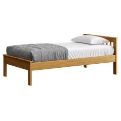 Solid Wood Platform Bed - Mission Design - 2917 - Twin - Natural