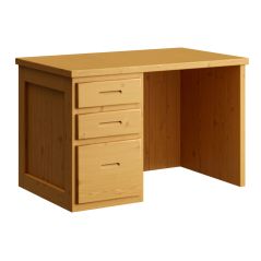 Solid wood Study Desk, Cottage collection. Crate Design Furniture.  Model 6352. by Bunk Beds Canada of Vancouver