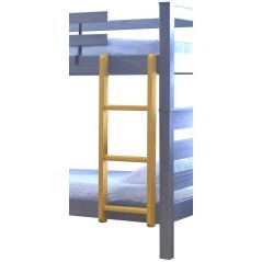 Solid Wood Ladder - Cottage Collection - 4719 - Vertical - for 65" H - Natural