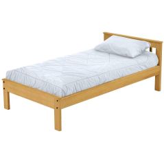 Solid Wood Platform Bed - Mission Design - 2917 - Twin - Natural
