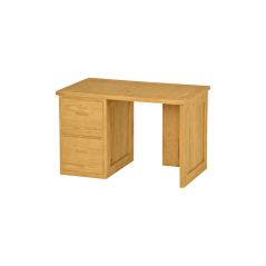 Solid Wood Desk - 2 Drawers Left Side - Cottage Collection - 46" - Natural