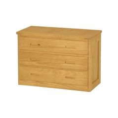Solid Wood Dresser - Cottage Collection - 3 Drawers - Natural