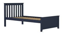Solid Wood Platform Bed, All in One Design. Twin size, Blue
