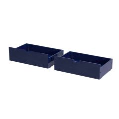 Underbed Dresser Unit - One Box Design - 2 Drawers - Blue