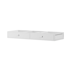 Underbed Dresser Unit - Modular Design - 2 Drawers - White