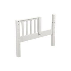 Bed End with opening (1) - Modular Collection - 30.75" H - Twin - White
