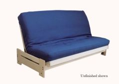 Solid Wood Futon Frame - Quebec Design - Pine - Armless - Full - Early American
