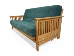 Solid Wood Futon Frame - Quebec Design - Oak - Full - Unfinished