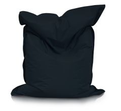 Image of a Large Bean Bag Chair for adults in Navy Color in modern rectangular shape, fatboy style, by Bunk Beds Canada.