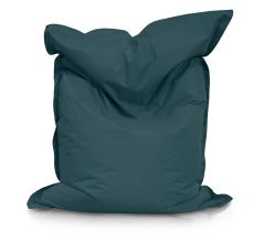 Large Bean Bag Chair in Forest Color in a modern rectangular shape, Fatboy style, by Bunk Beds Canada.