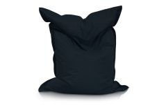 Image of a Medium Bean Bag Chair in Navy Color in modern rectangular shape, fatboy style, by Bunk Beds Canada.