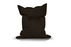 Small Bean Bag Chair in Brown Color in a modern rectangular shape, Fatboy style, by Bunk Beds Canada.