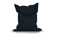 Small Bean Bag Chair in Navy Color in a modern rectangular shape, Fatboy style, by Bunk Beds Canada.