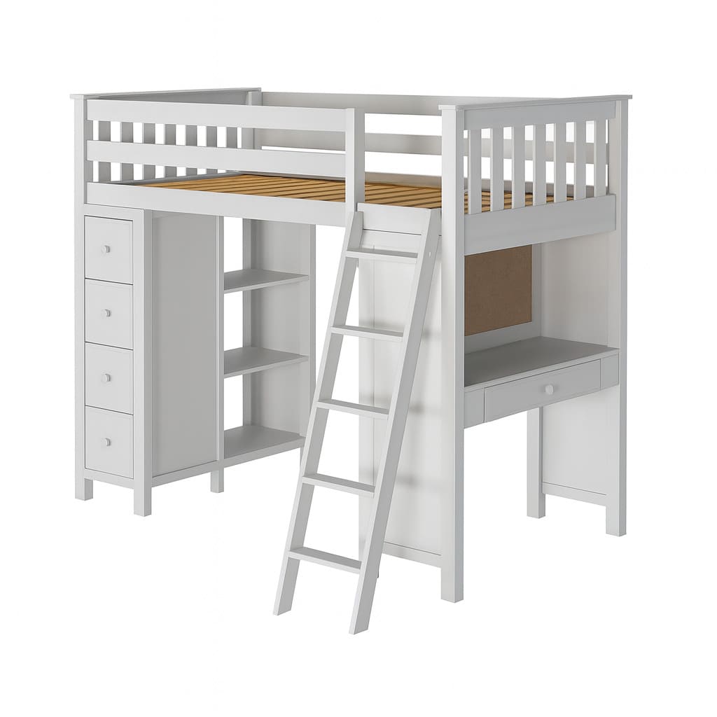 Integrated Desk Loft Beds