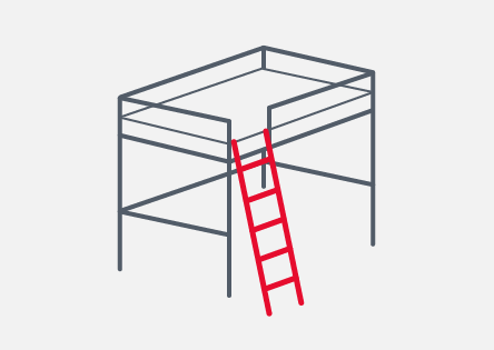 3. Angled Ladder