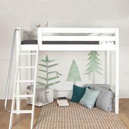 Loft Beds, Elevated Double Bed Frame