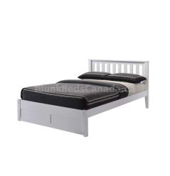 Koksilah Platform Bed - Twin - White