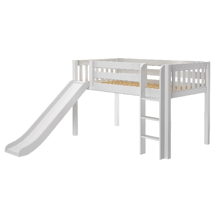 Loft Bed w Vertical Ladder, Slide, 51 H | Bunk Beds Canada